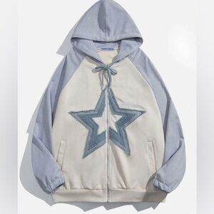 Aelfric Eden UNISEX zip up hoodie oversized medium